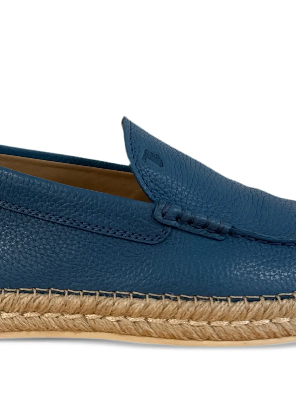 Tod's Suède espadrilles met touw Blauw