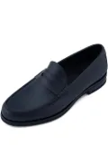 Tod's penny-strap leather loafers - Blue