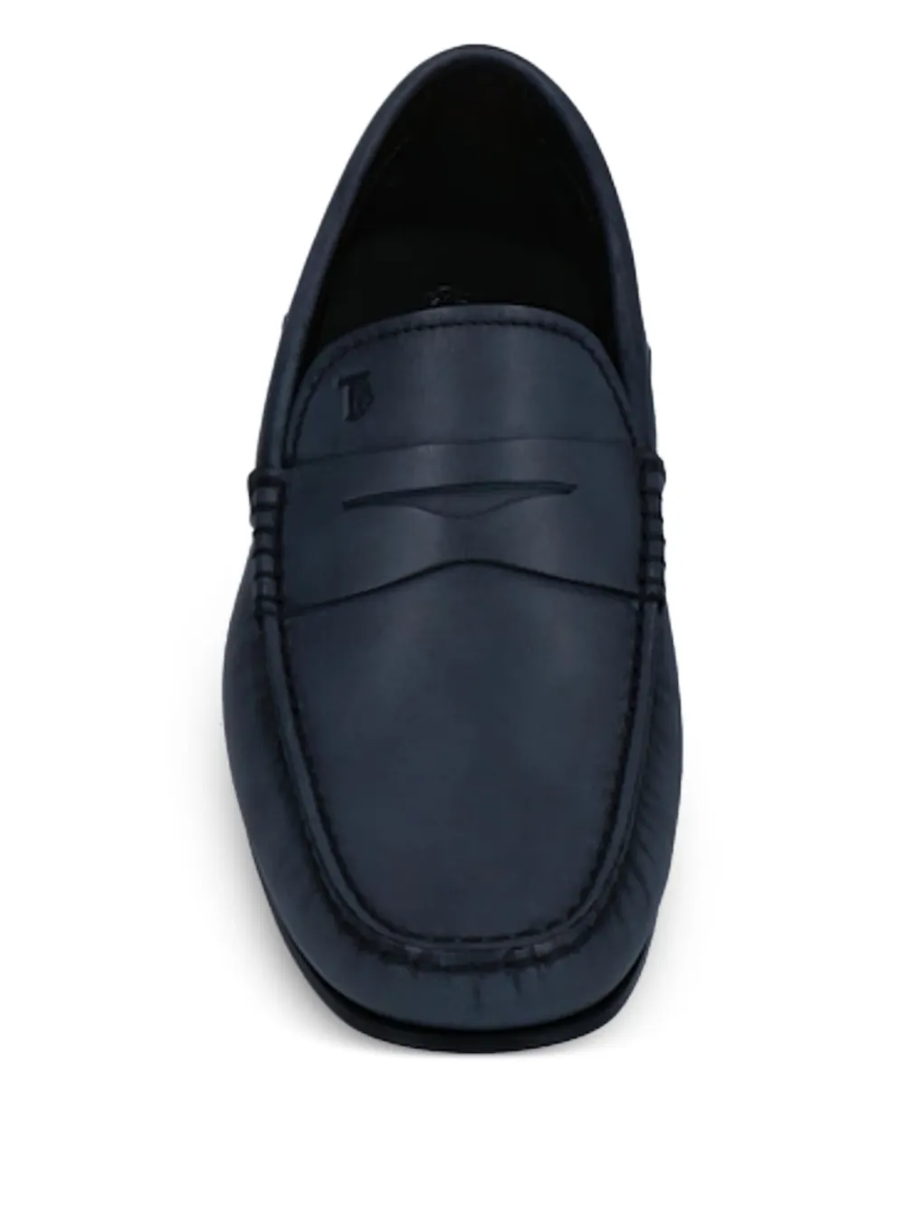 Tod's penny-strap leather loafers Blue