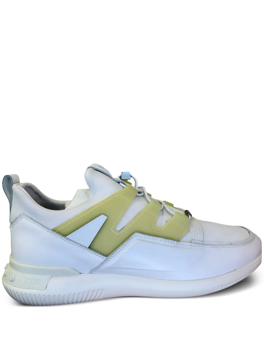 Tod's leather panel sneakers White