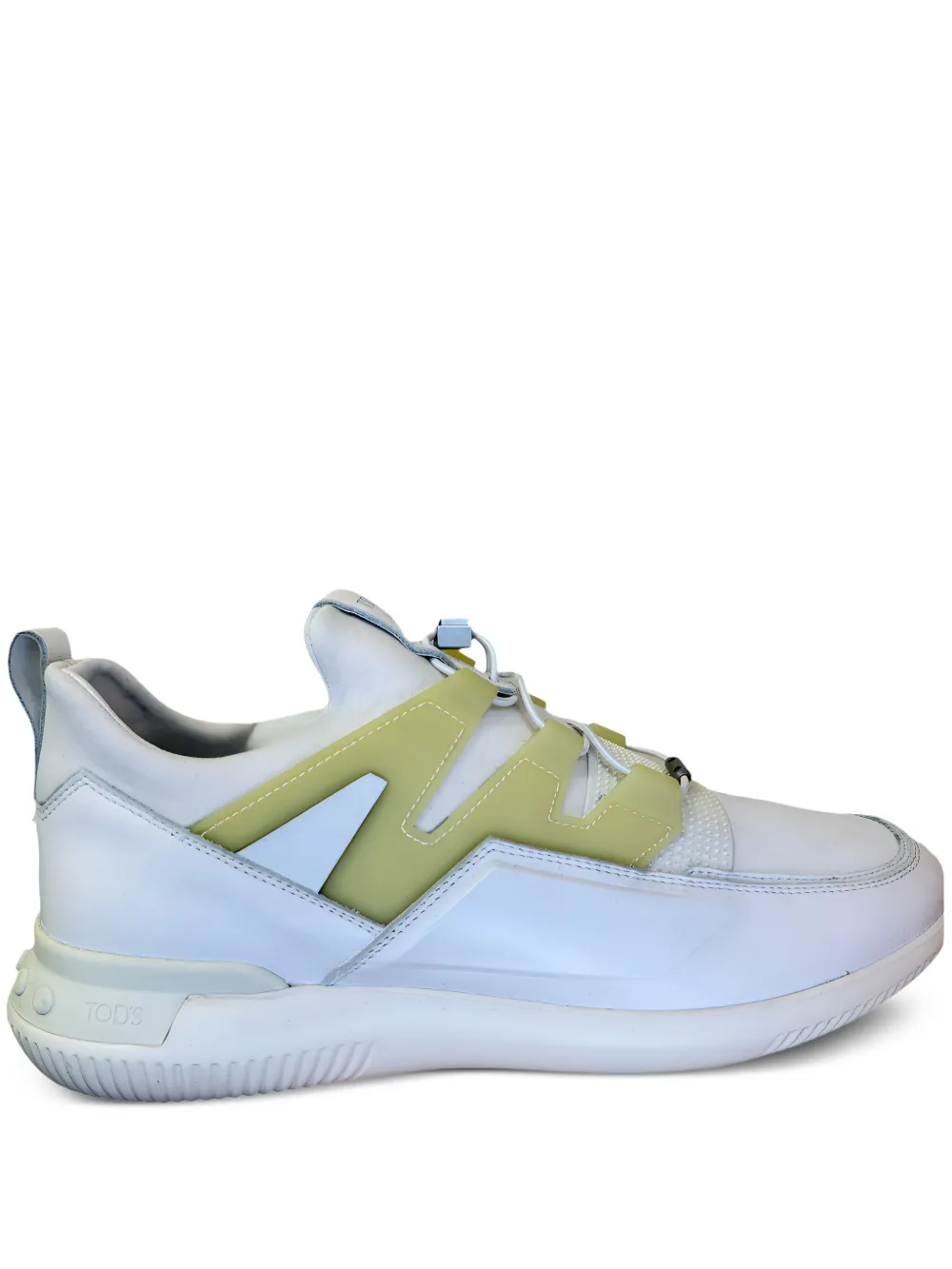 Tod's leather panel sneakers White