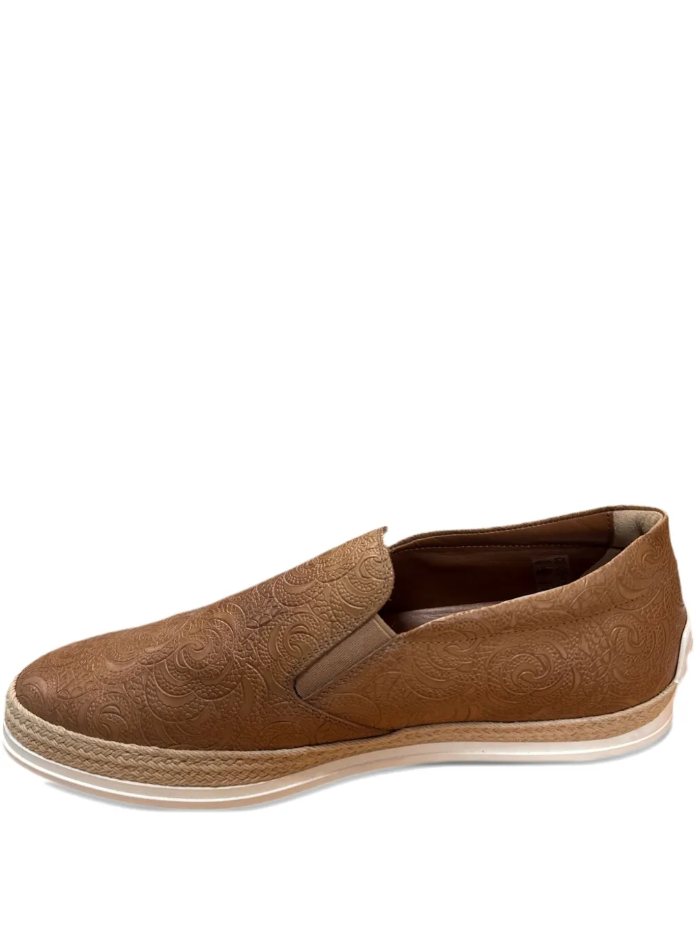 Tod's patterned loafers Brown