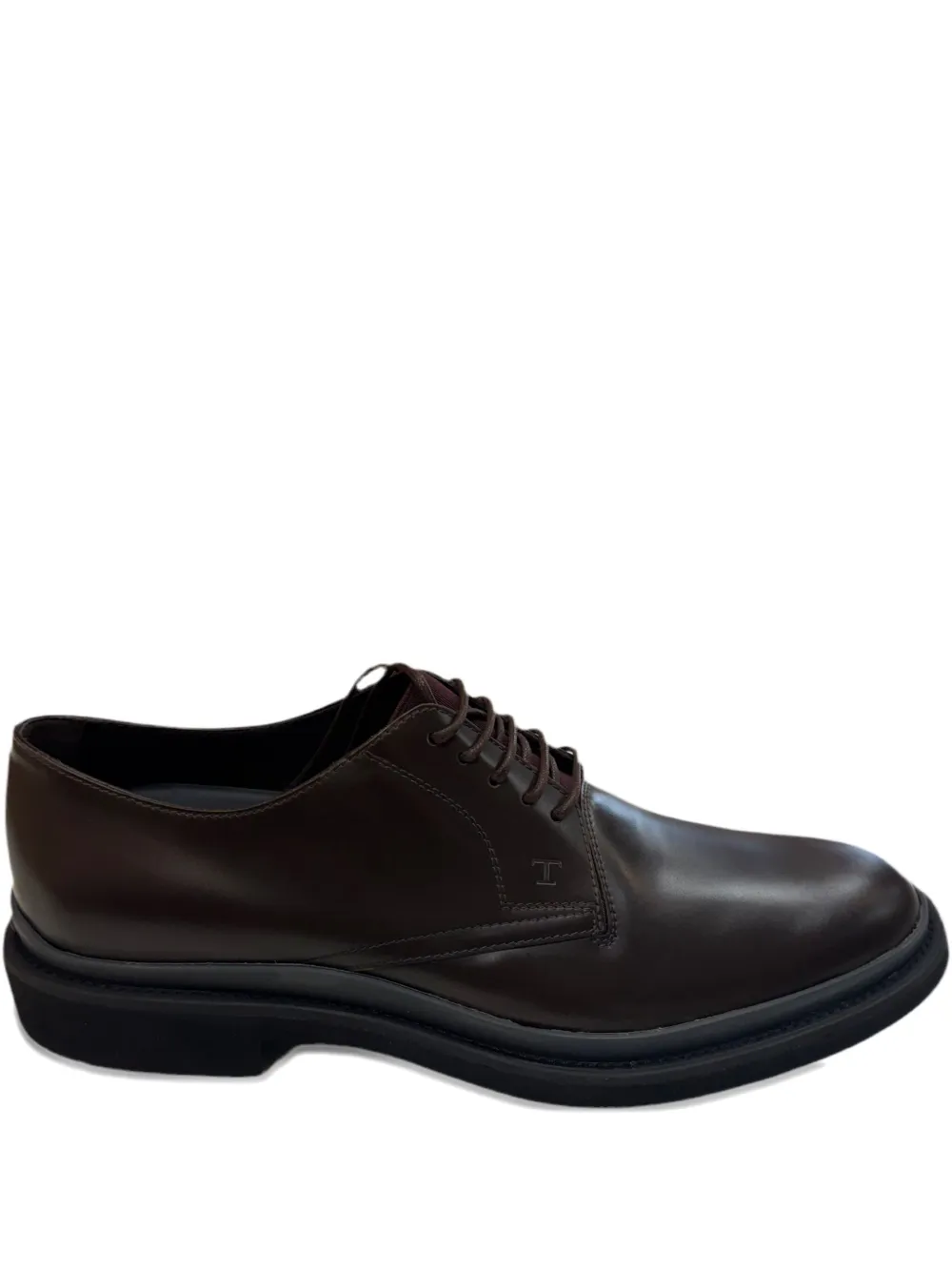 Tod's lace-up leather oxford shoes Brown
