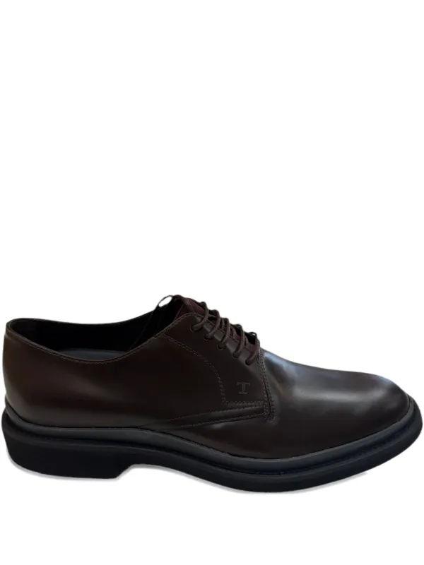Tod's lace-up Leather Oxford Shoes Brown FARFETCH ID