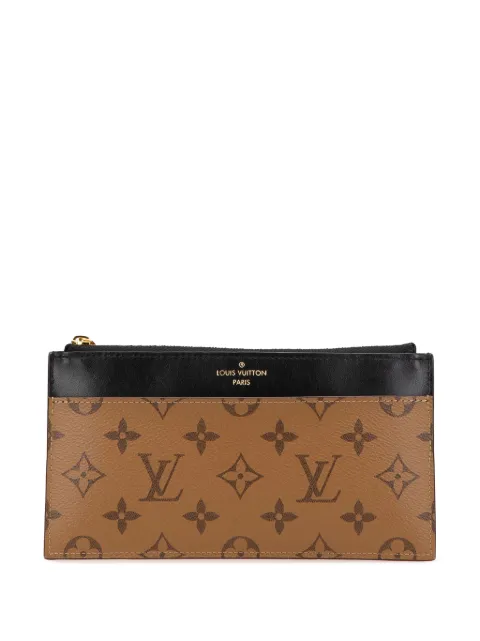 Louis Vuitton Pre-Owned 2020 Monogram Reverse Slim Purse long wallets