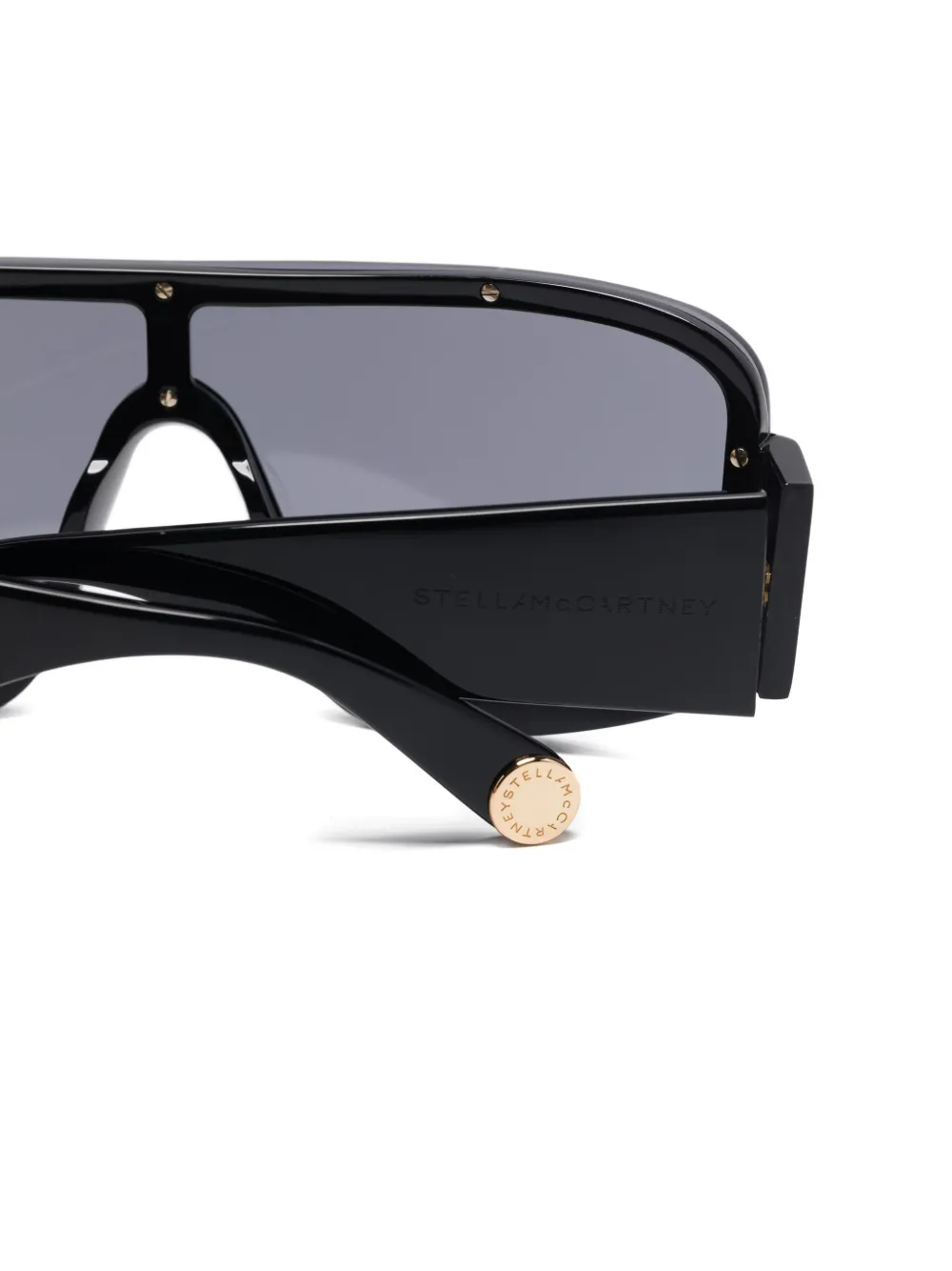 Stella McCartney Eyewear Zonnebril met geometrisch montuur Zwart