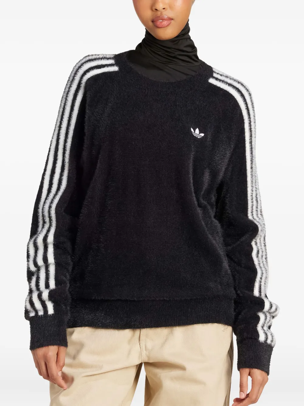 adidas Trui met ronde hals Zwart