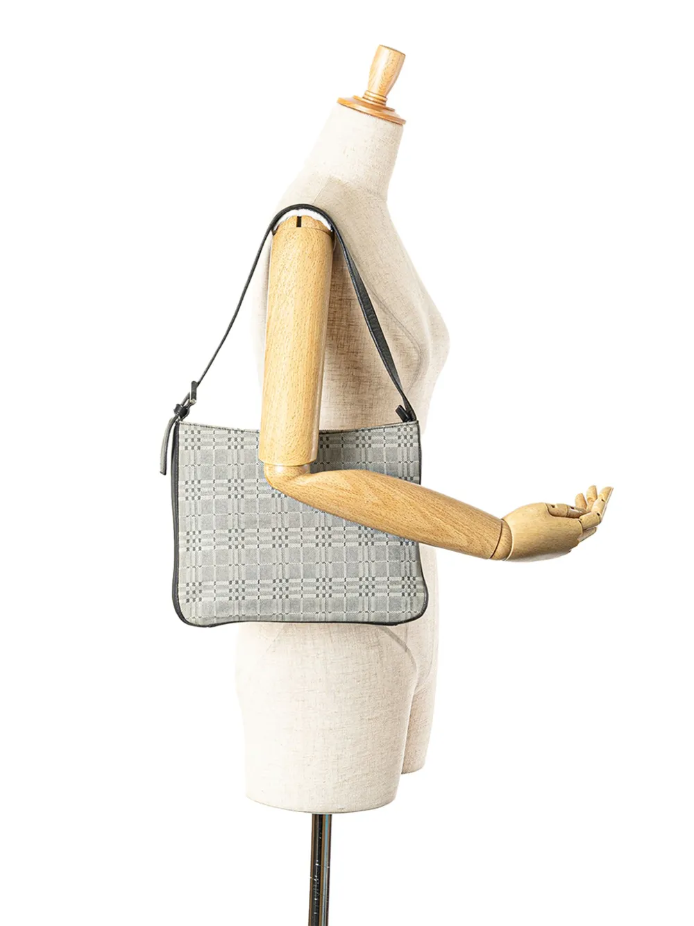 Burberry Pre-Owned 2000-2017 Tonal Check Canvas shoulder bag | Pre-Owned | Image 2