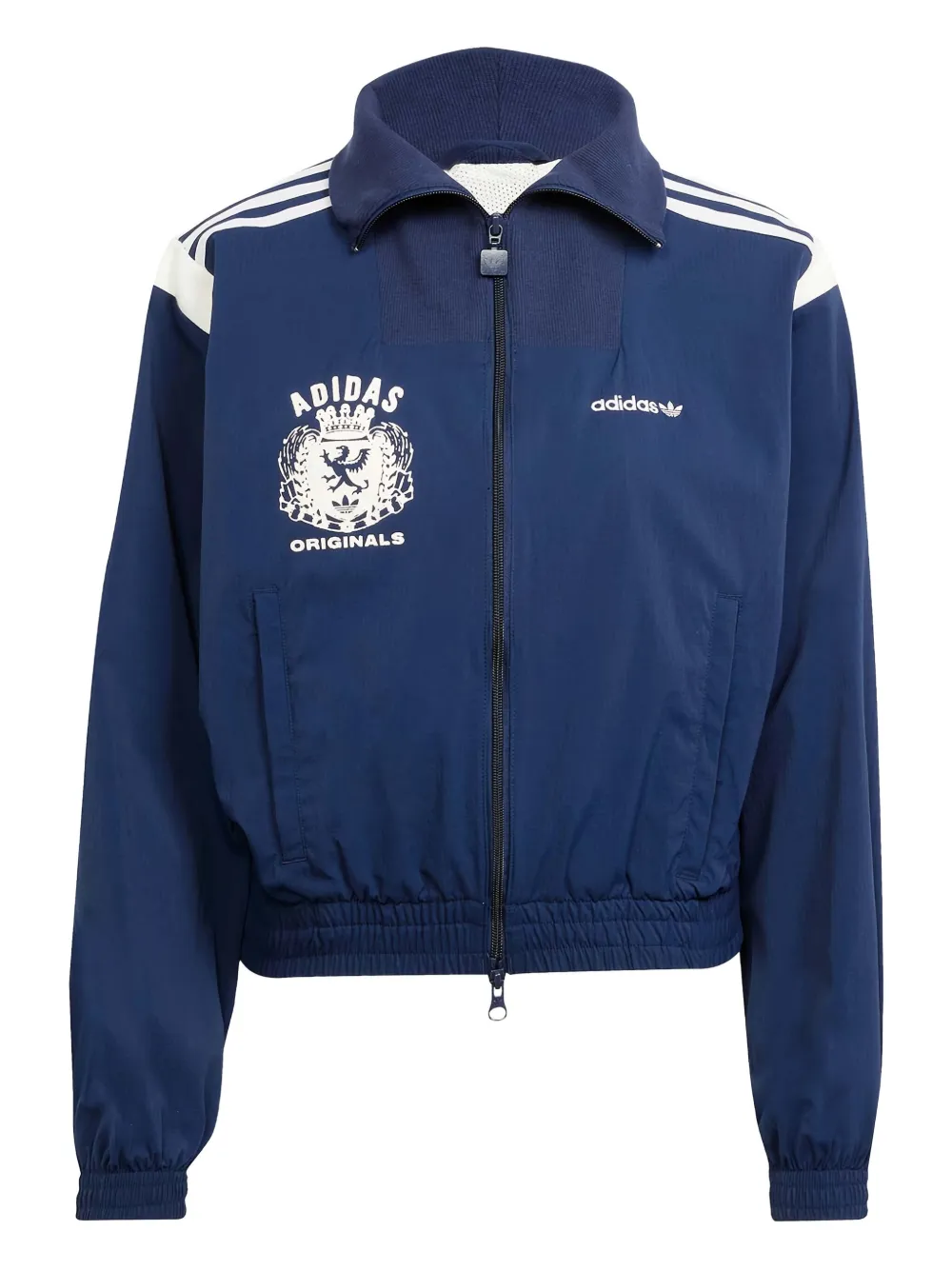 adidas ロゴ トラックトップ - ブルー adidas ロゴ トラックトップ - ブルー