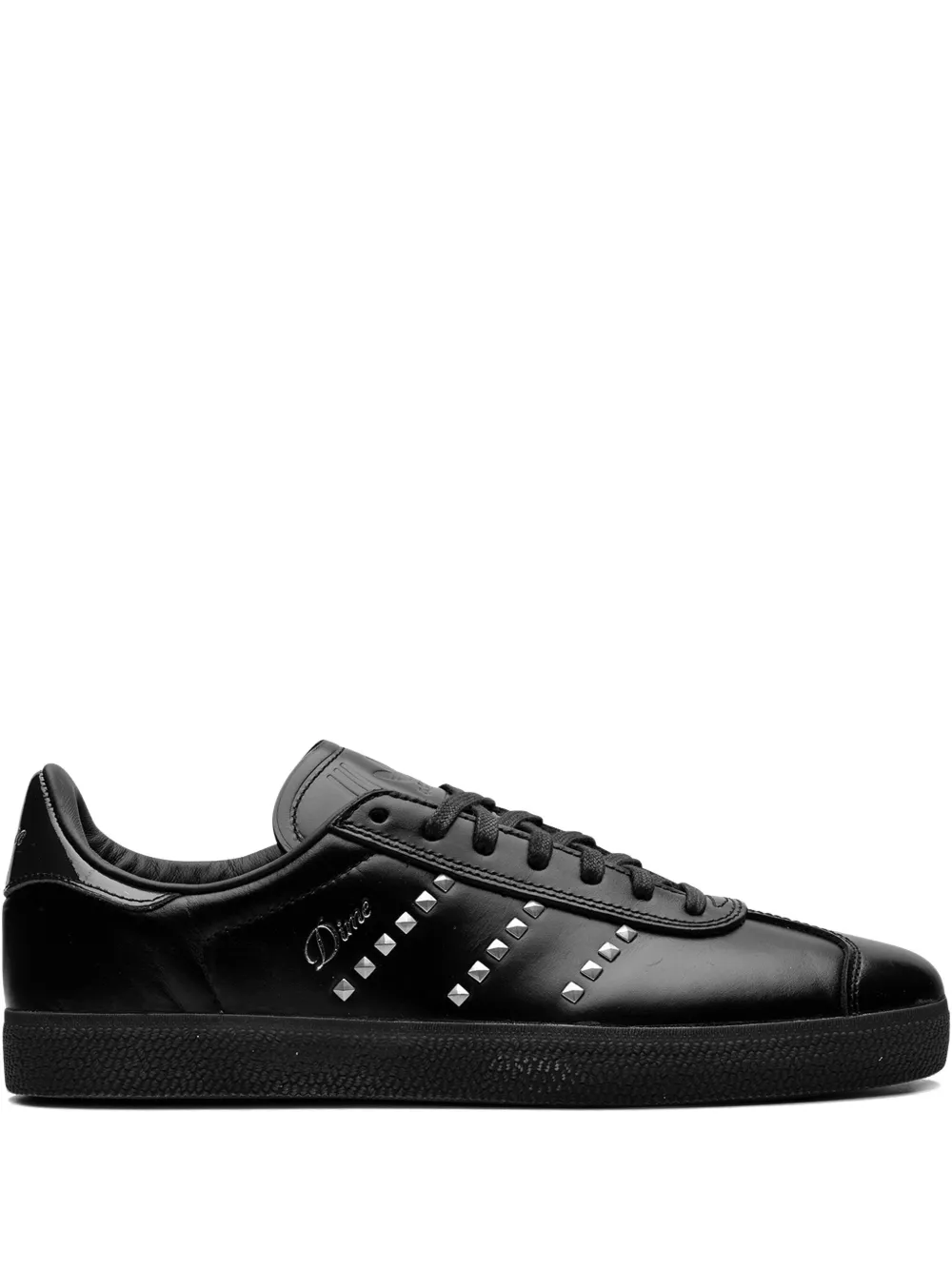 adidas x Dime Gazelle ADV "Core Black/Silver Metallic/Carbon" sneakers | Black | Image 1