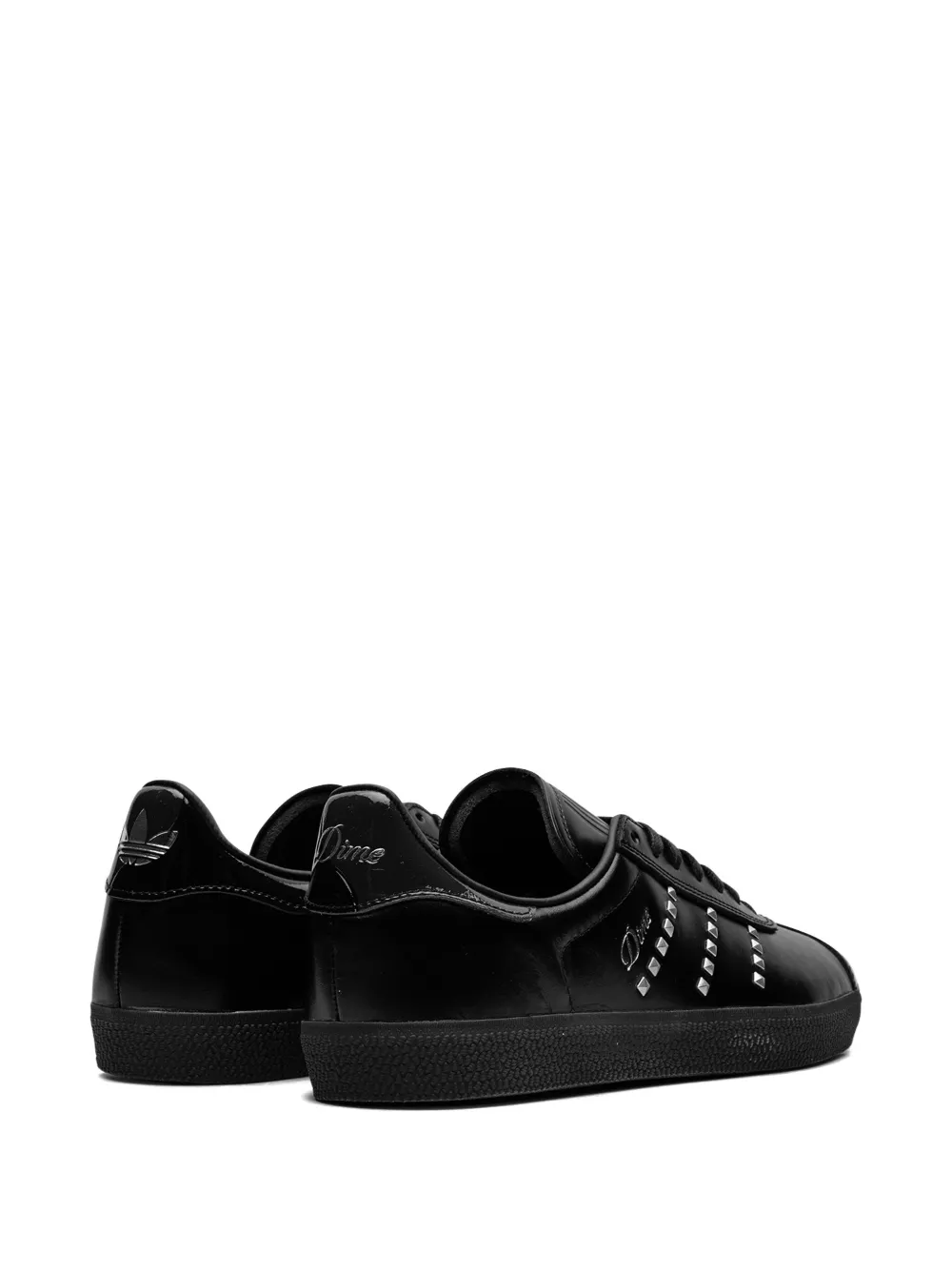 adidas x Dime Gazelle ADV "Core Black Silver Metallic Carbon" sneakers