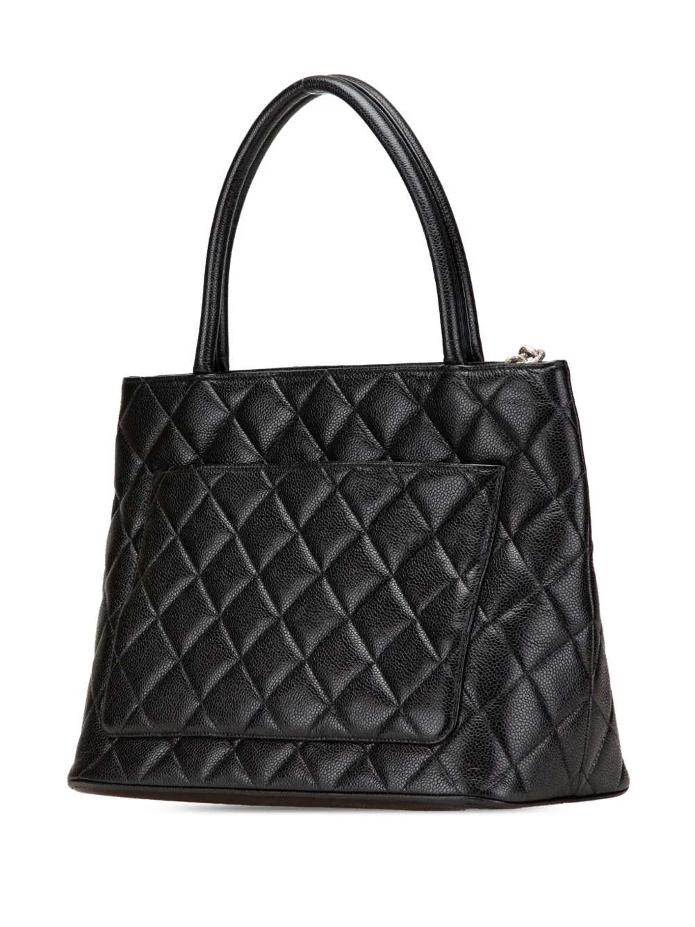 Pre-owned Chanel 2000-2002 Caviar Medallion Tote Bag
