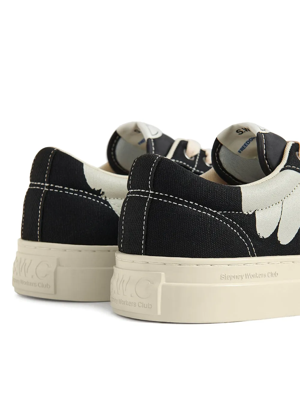 Stepney Workers Club S-Strike floral-print low-top sneakers Black