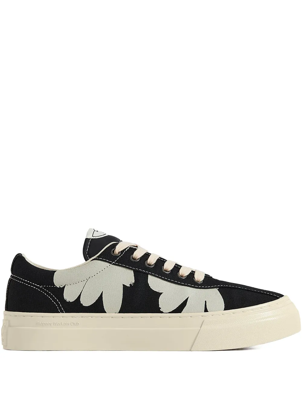 Stepney Workers Club S-Strike floral-print low-top sneakers Black