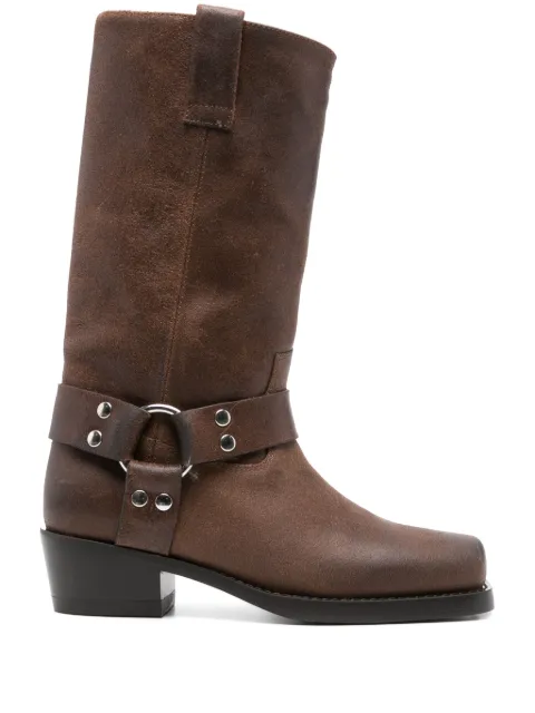 Paris Texas 45mm buckle-strap leather boots