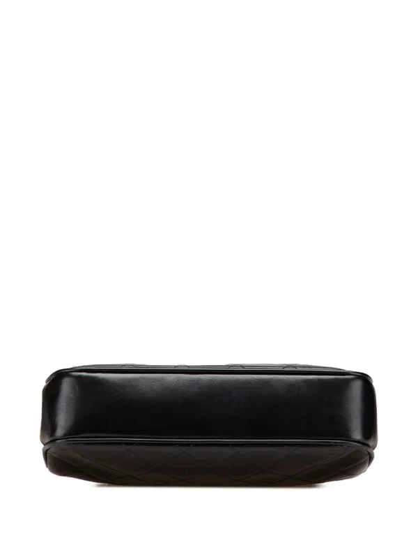 CHANEL Pre-Owned 1996-1997 CC Quilted Lambskin Kiss Lock Frame Top