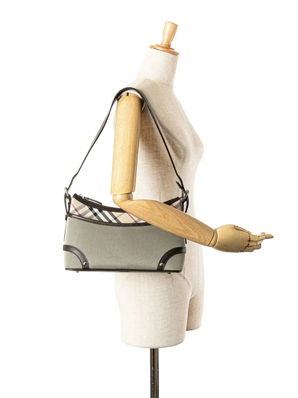 Burberry Pre-Owned 2000-2017 Nova Check Trimmed Canvas shoulder bag | Pre-Owned | Image 2