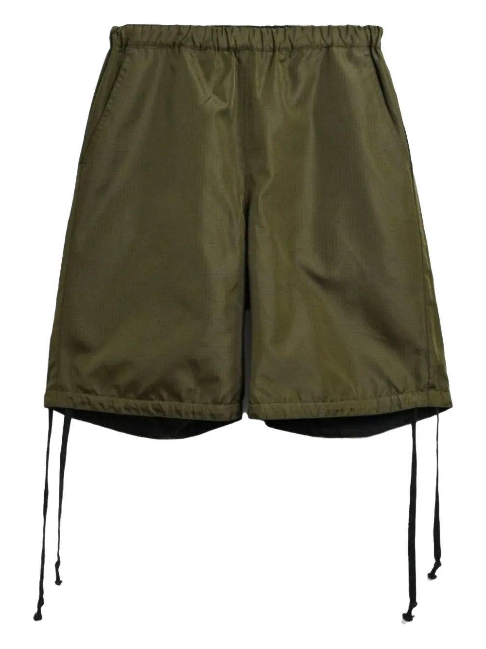 Taion drawstring-hem shorts | Green | Image 1