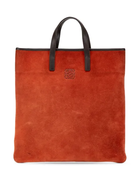 Loewe Pre-Owned 2010-2024 Anagram Suede tote bag