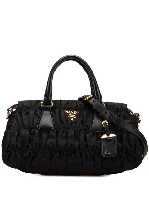 Prada Pre-Owned 2013-2020 Tessuto Gaufre satchel