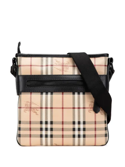 Burberry Pre-Owned 2000-2017 Haymarket Check Coated Canvas crossbody bag