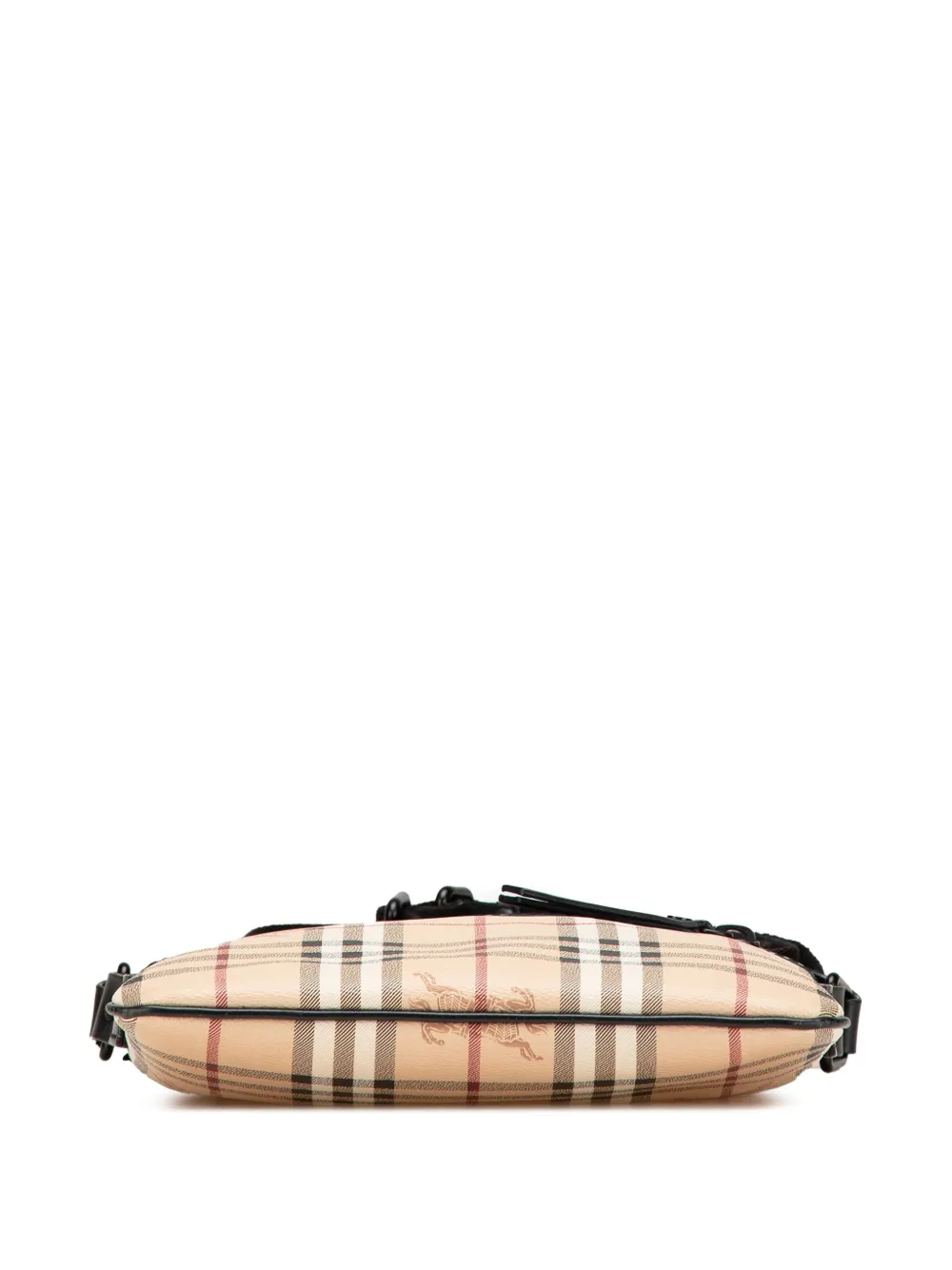 Pre-owned Burberry 2000-2017 Haymarket Check Coated Canvas Crossbody Bag