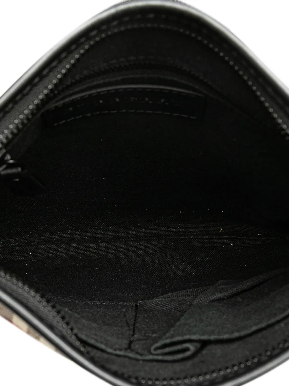 Pre-owned Burberry 2000-2017 Haymarket Check Coated Canvas Crossbody Bag