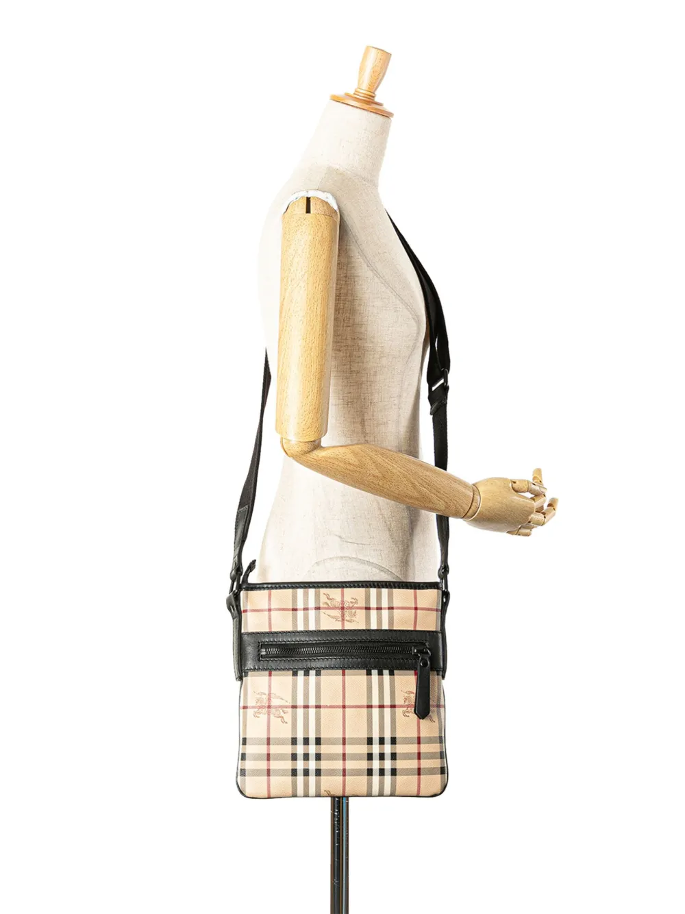 Burberry Pre-Owned 2000-2017 Haymarket Check Coated Canvas crossbody bag | Pre-Owned | Image 2