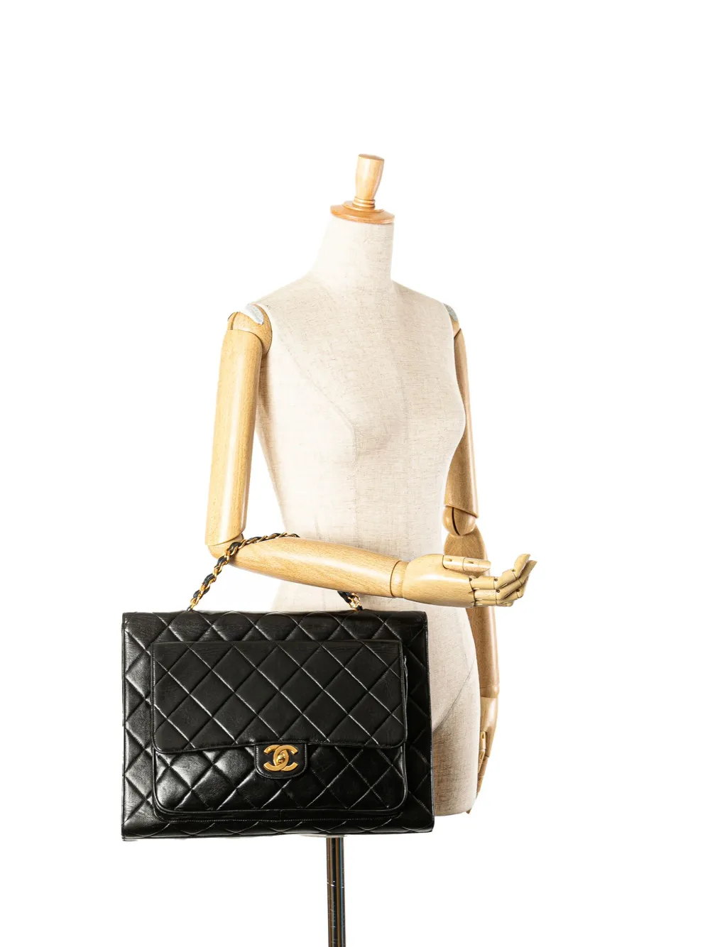 CHANEL Pre-Owned 1994-1996 CC Quilted Lambskin Double Sided Flap business bag | Pre-Owned | Image 2