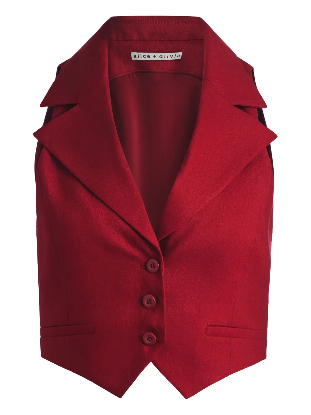 cropped vest