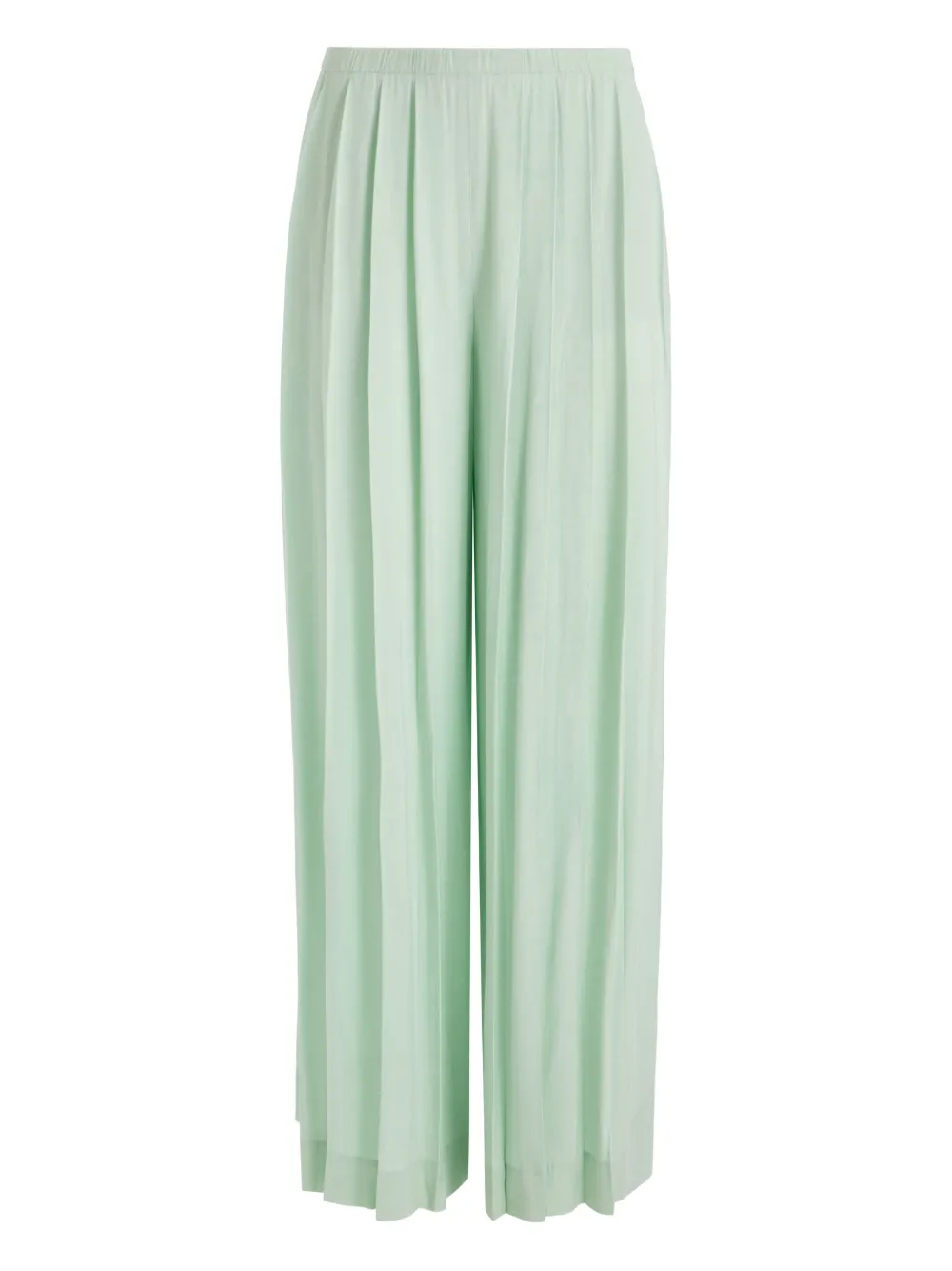 Alice + olivia Plooibroek met wijde pijpen Groen