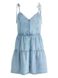 alice + olivia Shanti denim mini dress - Blue