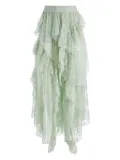 alice + olivia Karys asymmetric skirt - Green