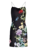 alice + olivia Harmony mini slip dress - Black