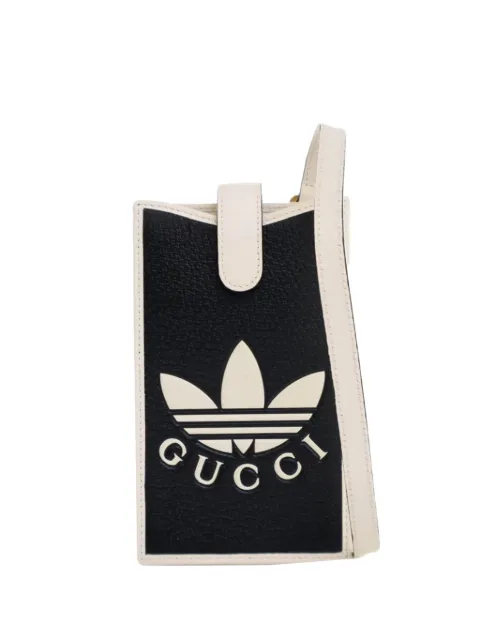 Gucci Pre-Owned 2016-2025 Adidas Leather Phone Case crossbody bag