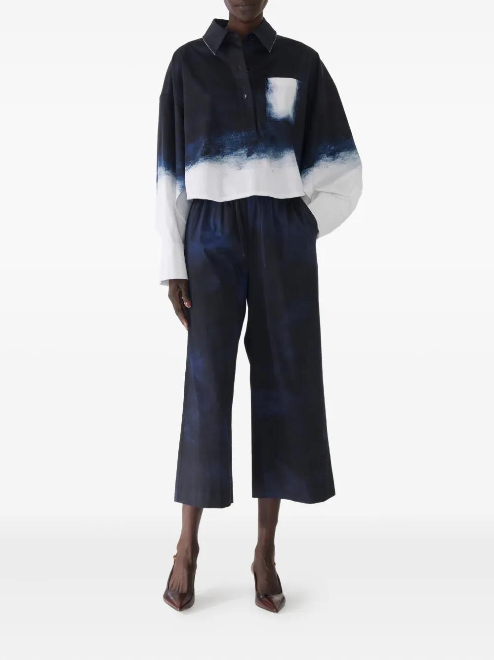 Jason Wu Collection ombré-print shirt | Shirts | Image 2