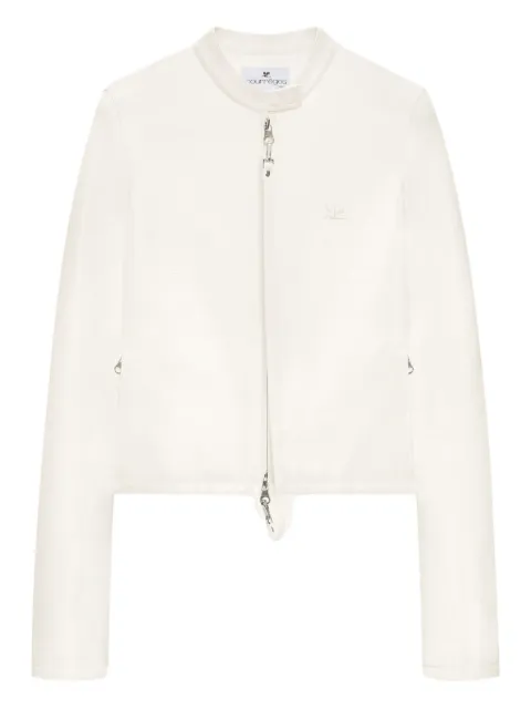Courrèges City zip-front cropped jacket