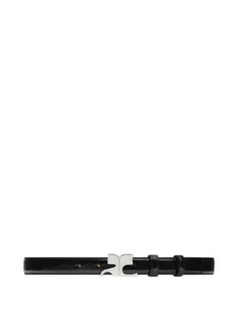 Courrèges buckle leather belt