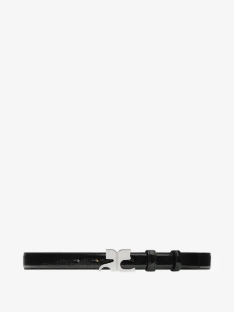 Courrèges buckle leather belt