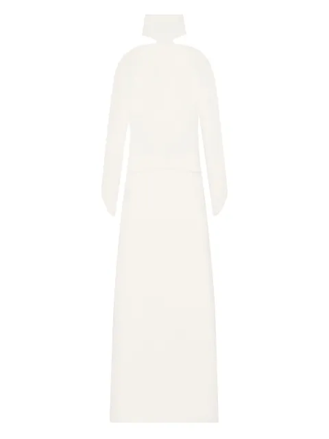 Courrèges robe asymétrique à détail d'épaules