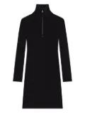 Courrèges zip-closure jersey dress - Black