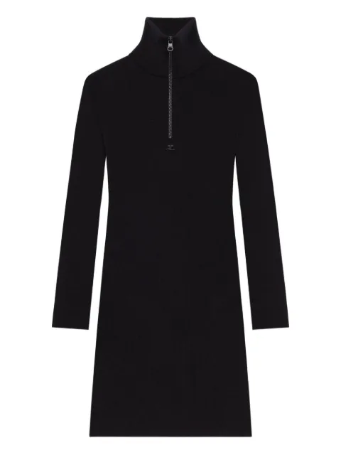 Courrèges zip-closure jersey dress