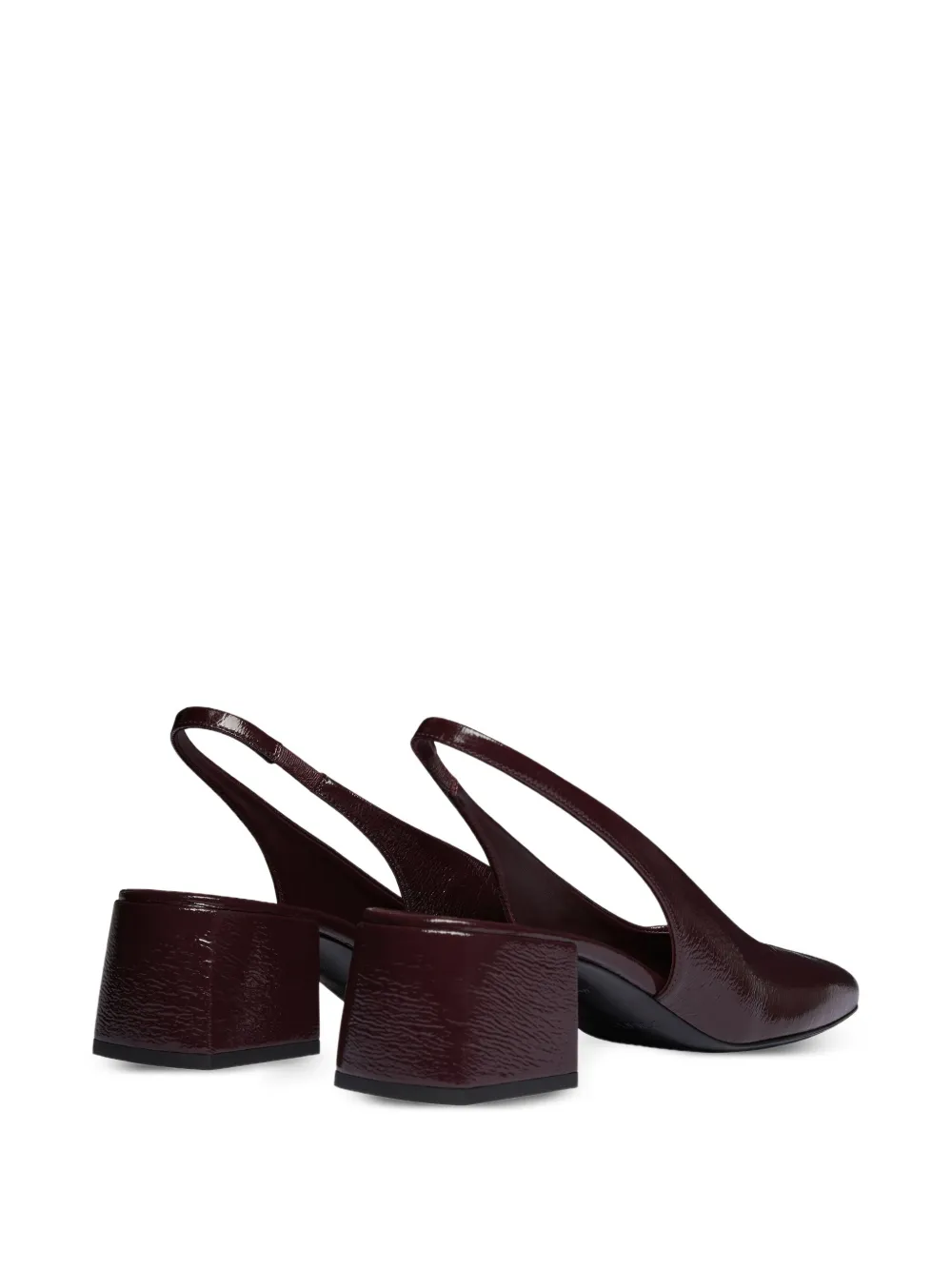 Courrèges 55 mm slingback schoenen met blokhak Rood