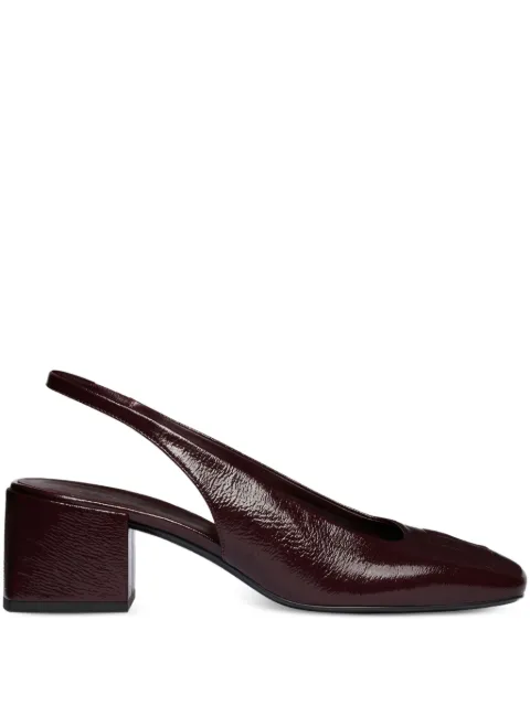 Courrèges 55mm slingback block-heel shoes