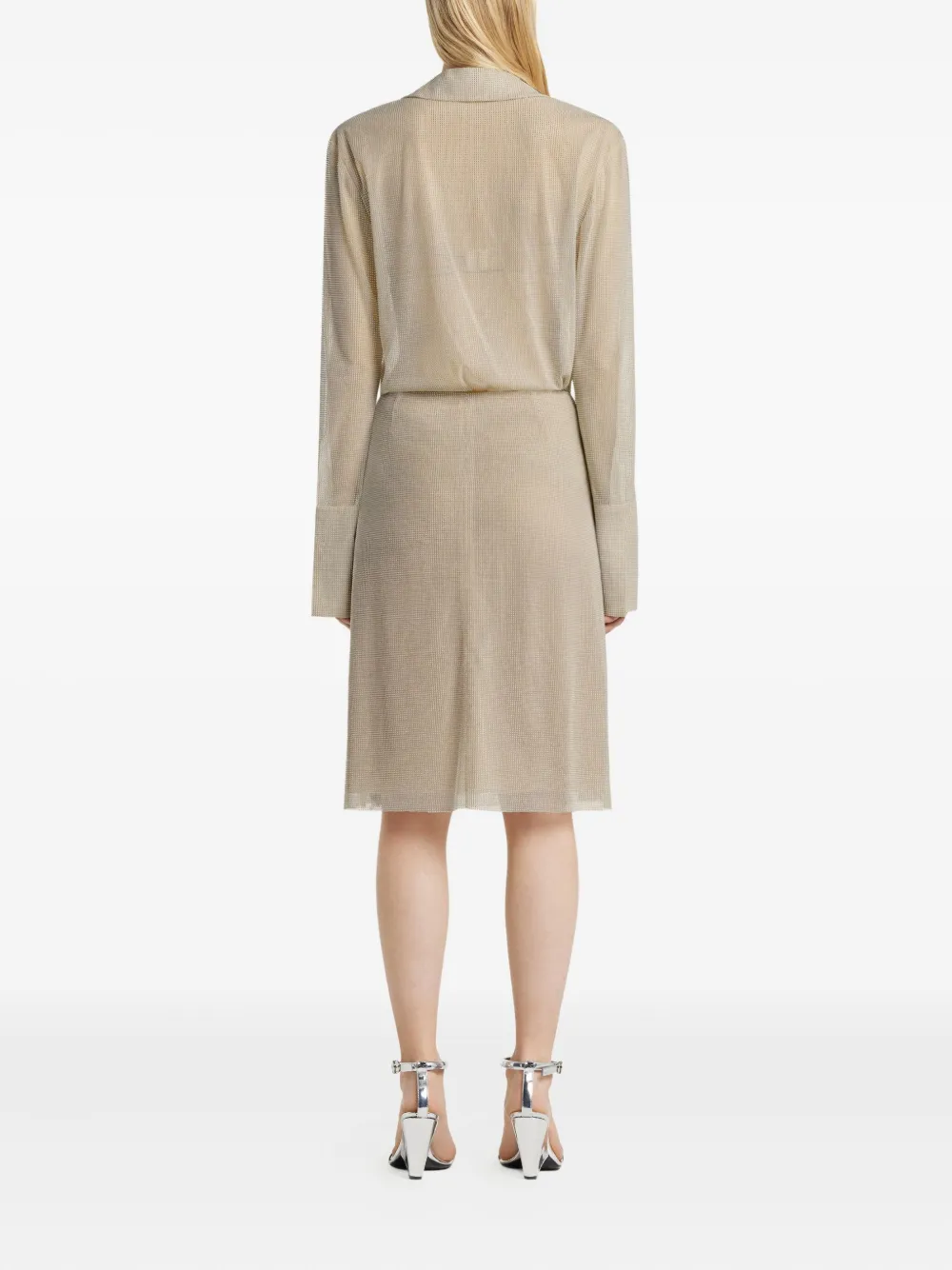 Courrèges Asymmetrical Zip-front Skirt In Neutral
