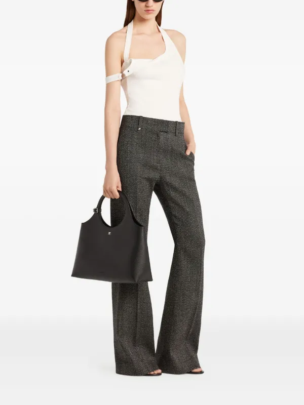 Courrèges Holy Day Leather Shoulder Bag | Black | FARFETCH CA Courrèges Holy Day Leather Shoulder Bag | Black | FARFETCH CA