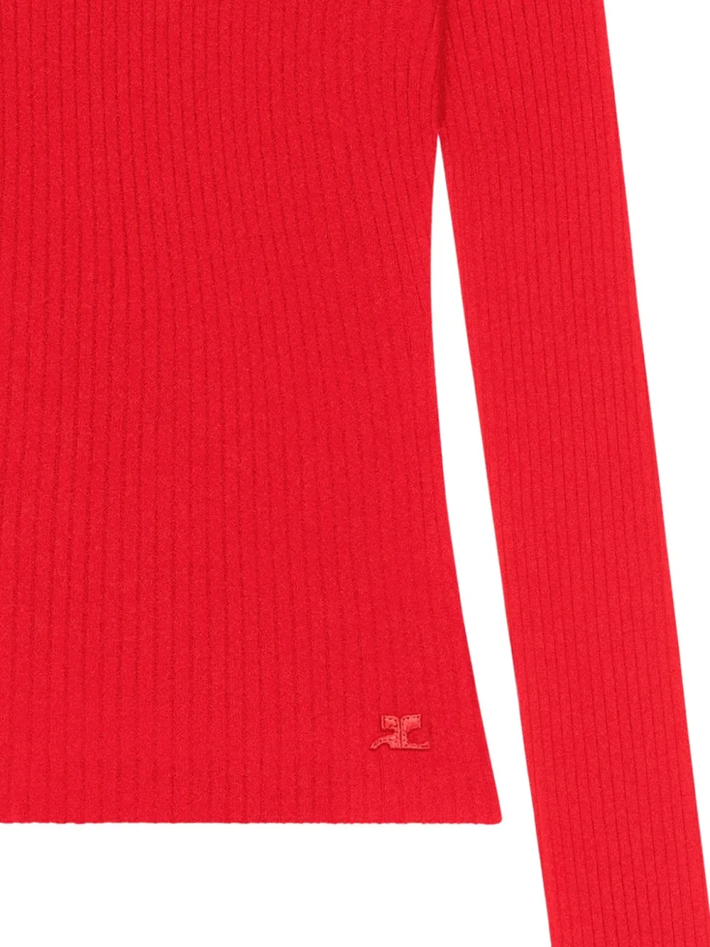 Courrèges Off-shoulder top Rood