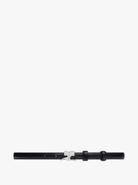 Courrèges leather buckle belt