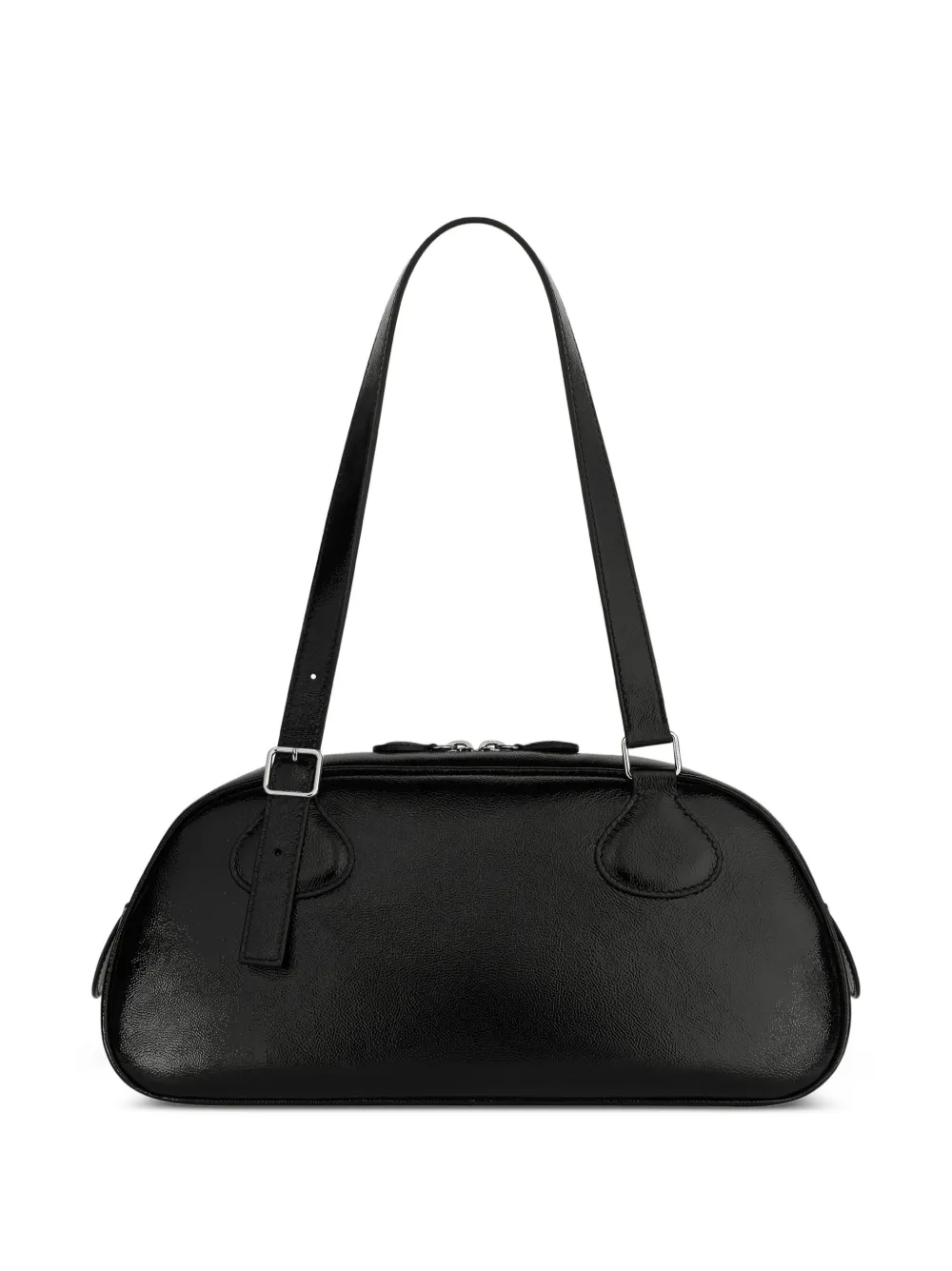 Courrèges Friday leather shoulder bag Zwart