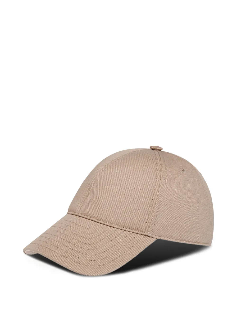 Courrèges Honkbalpet met geborduurd logo Beige